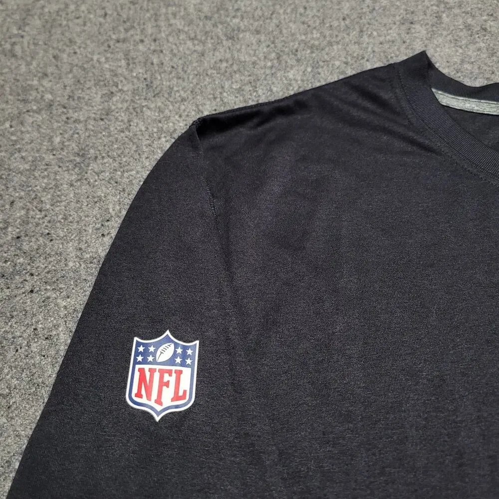 Nike Philadelphia Eagles Shirt Mens 2XL XXL Black NFL On Field Apparel Dri Fit